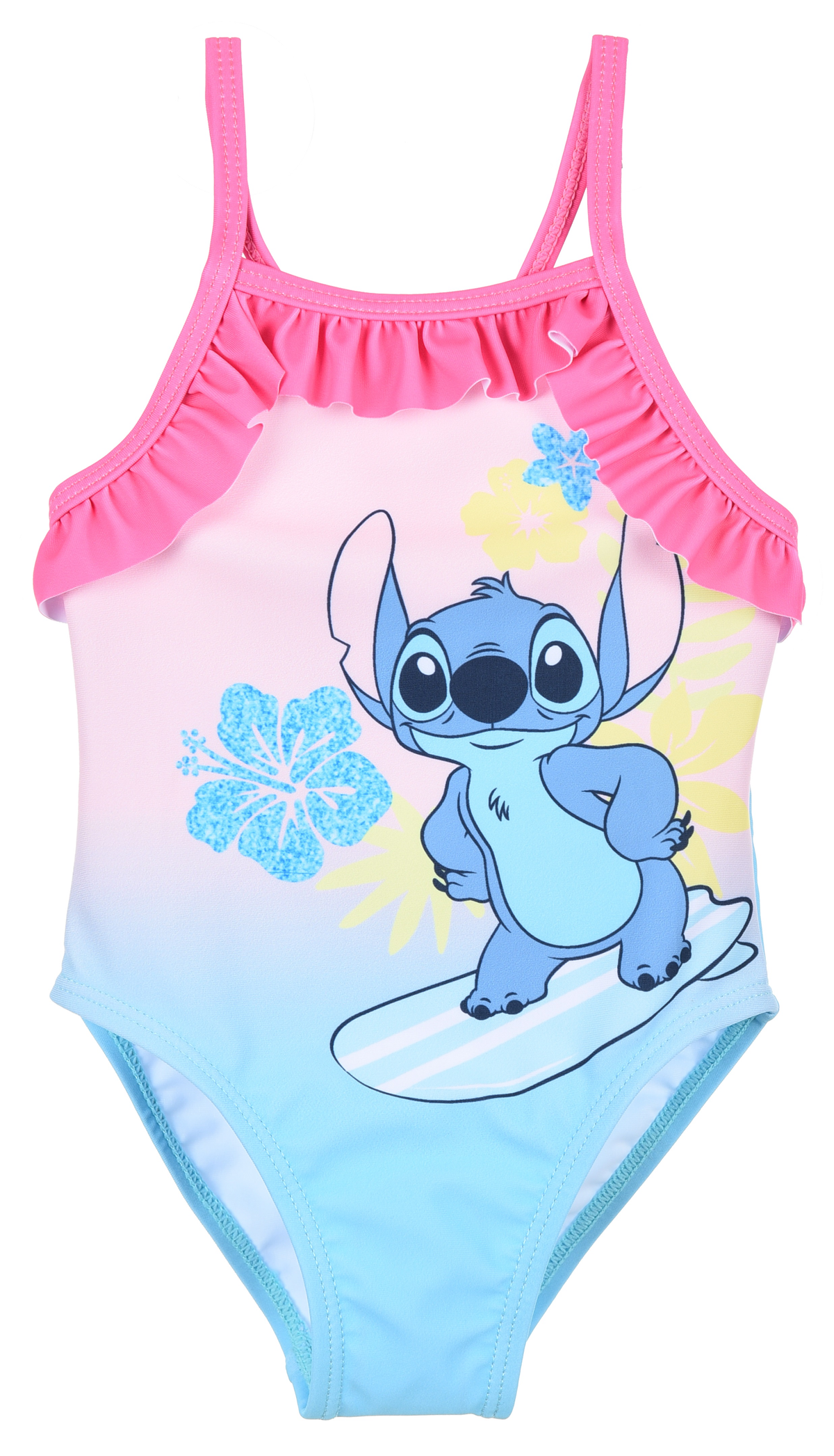 Costume Mare Stitch DISNEY Intero 1 Pezzo Neonata 12/36 Mesi -Ye05014rosa