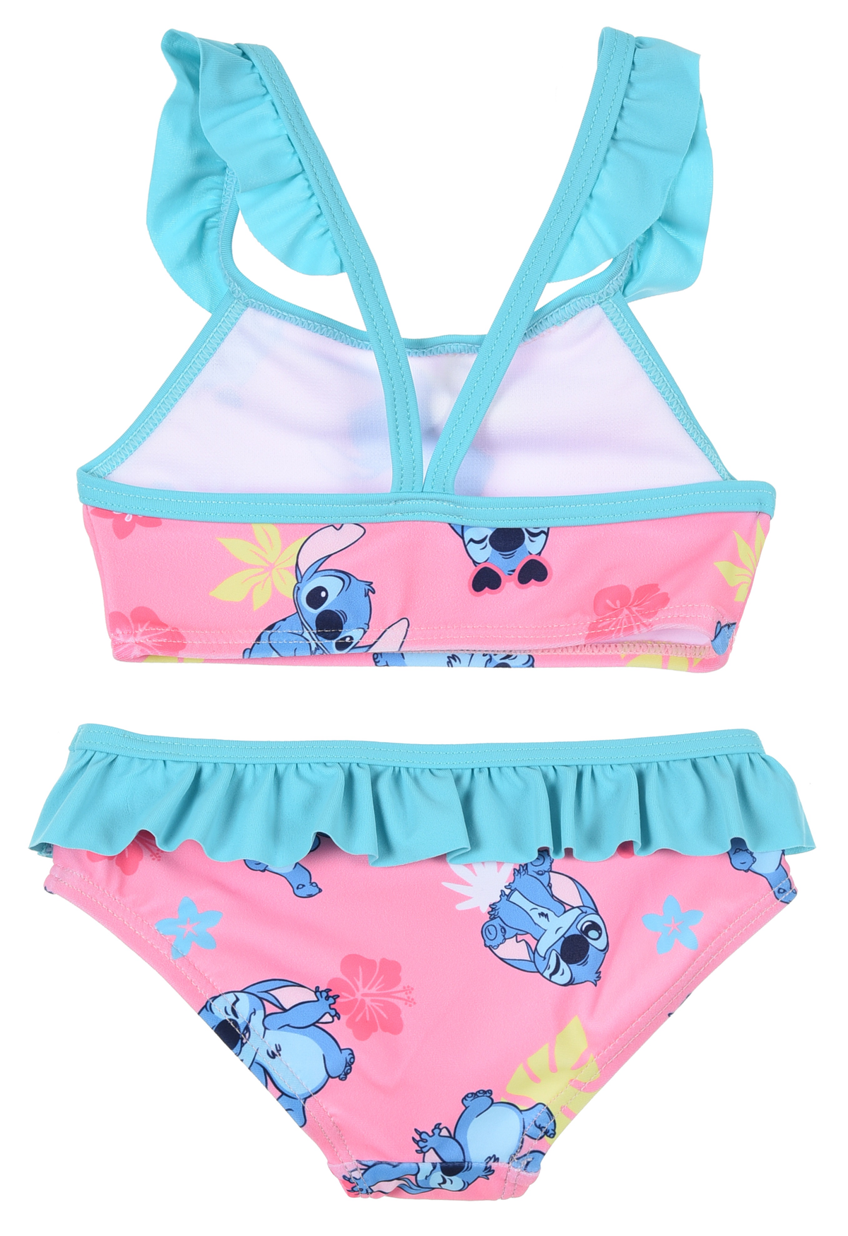 Costume Mare Stitch DISNEY Bikini Due Pezzi Top e Slip 12/36 Mesi -Ye05020azzurro