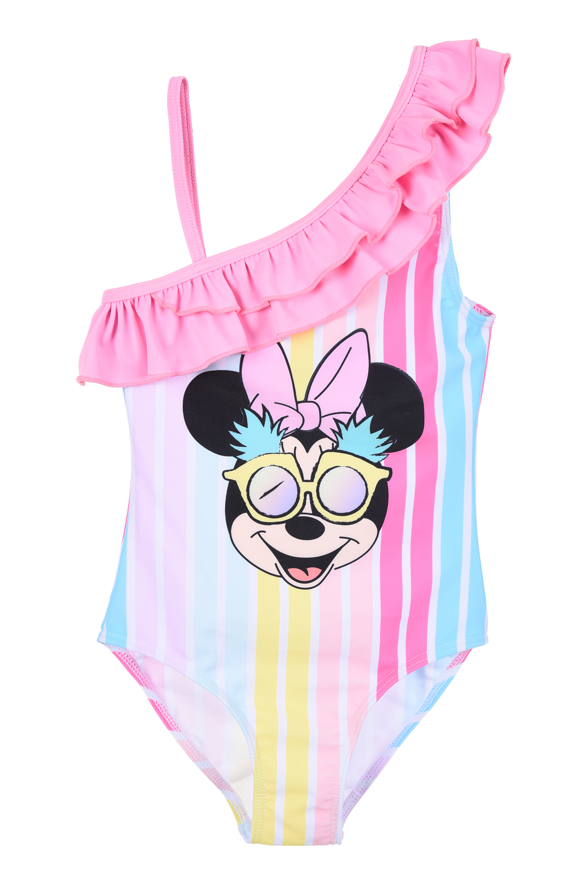 Costume Mare Minnie Mouse DISNEY Intero 1 Pezzo Bambina Piscina - Ye18156rosa