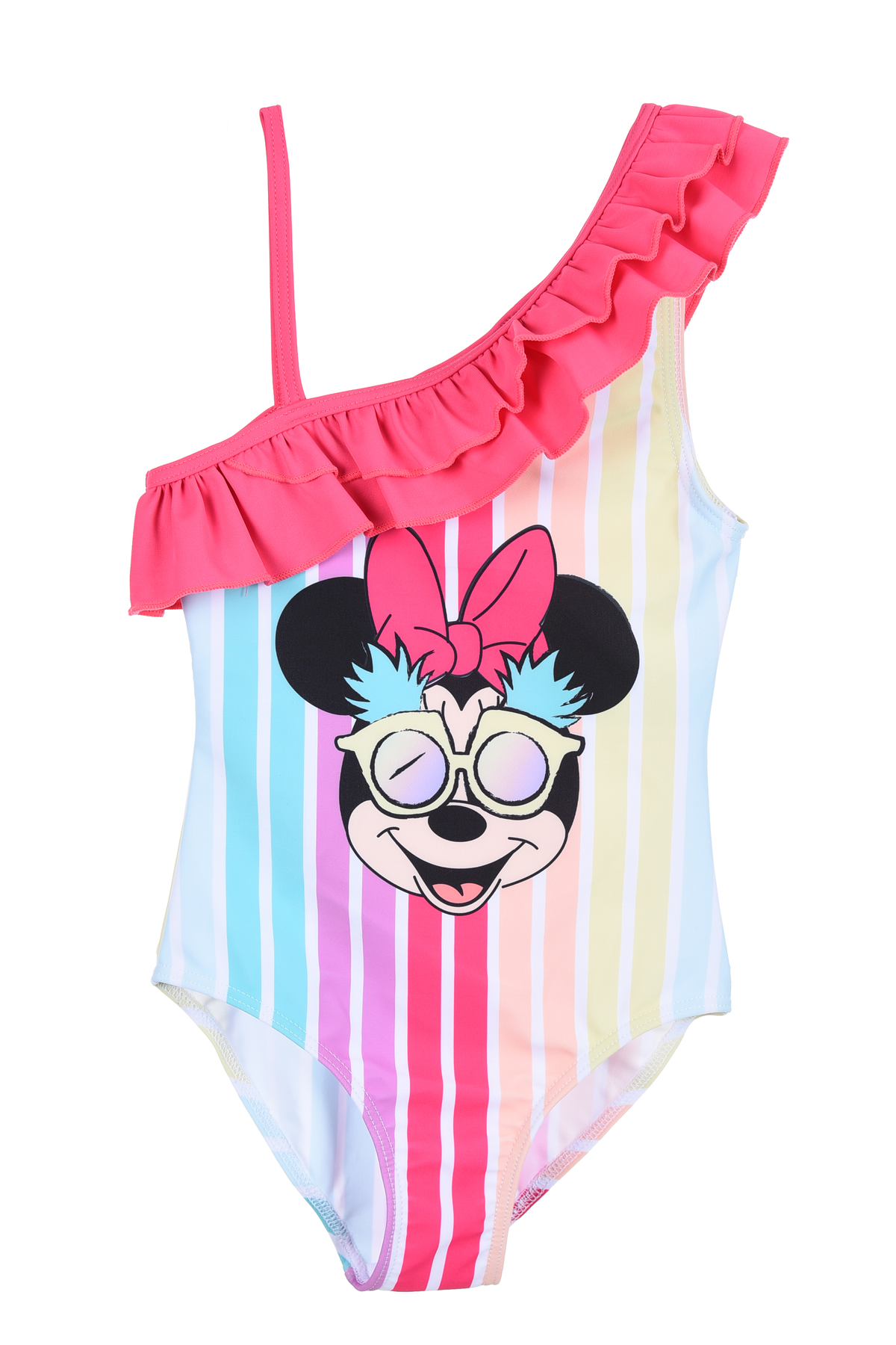 Costume Mare Minnie Mouse DISNEY Intero 1 Pezzo Bambina Piscina - Ye18156fucsia