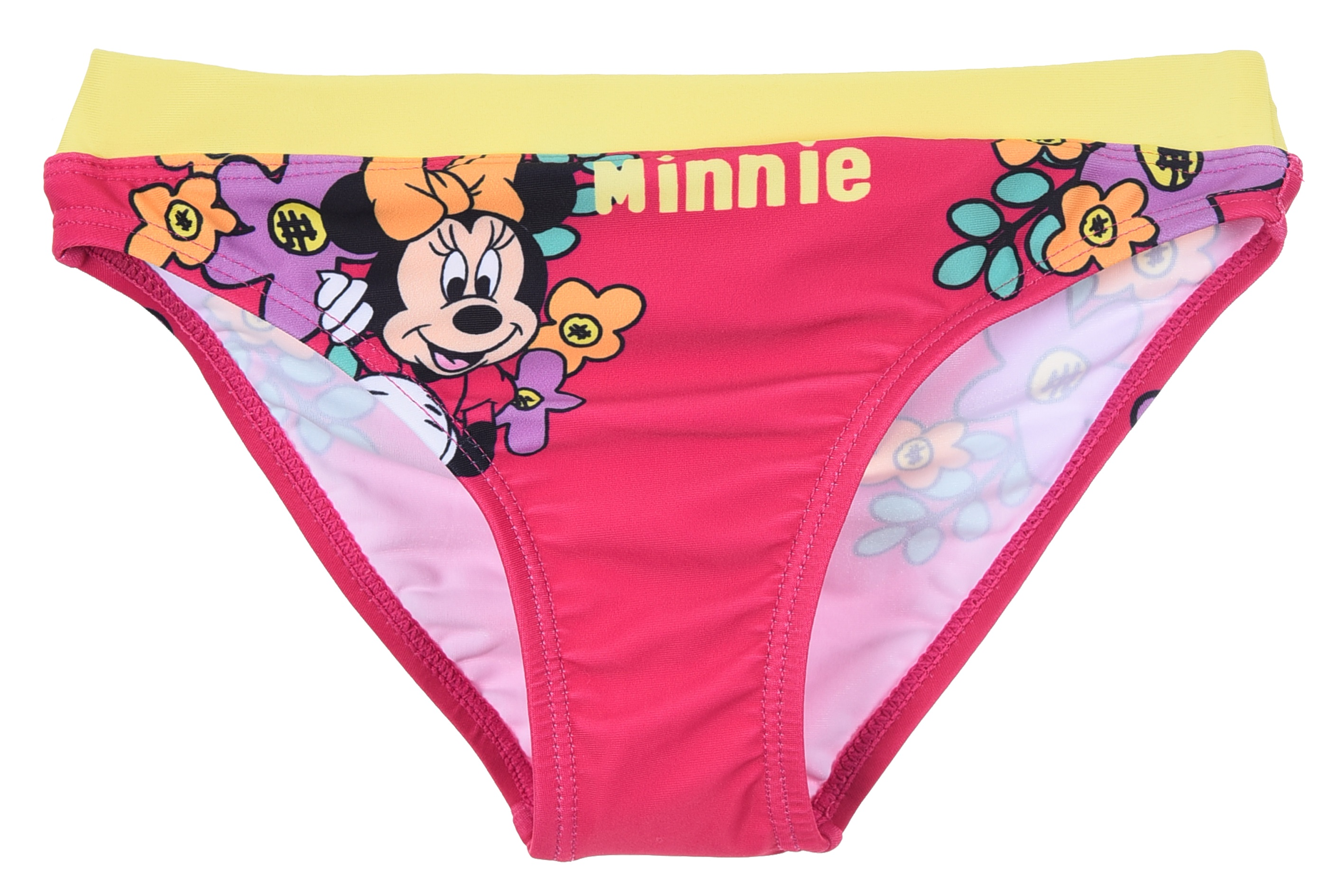 Costume Mare Minnie Mouse DISNEY Modello Slip Mutandina Bambina -Ye18157fucsia