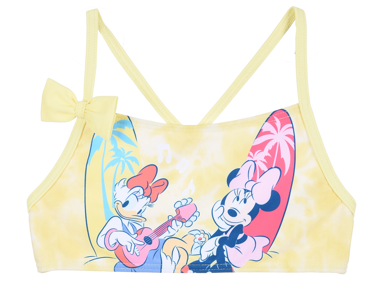 Costume Mare Minnie e Paperina DISNEY Bikini Due Pezzi Top e Slip Bambina - Ye18085giallo