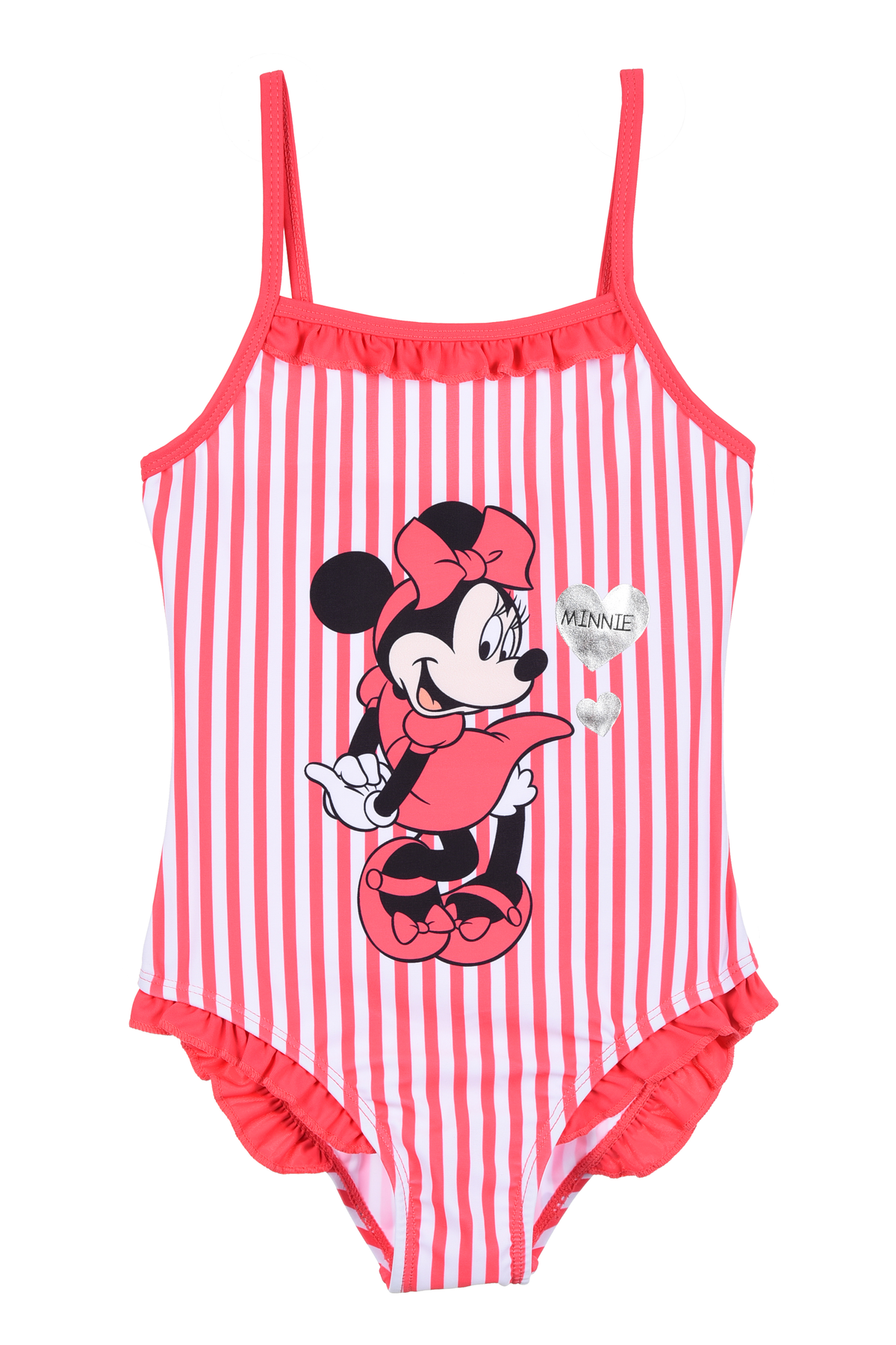 Costume Mare Minnie Mouse DISNEY Intero 1 Pezzo Bambina Piscina - Ye18084rosso