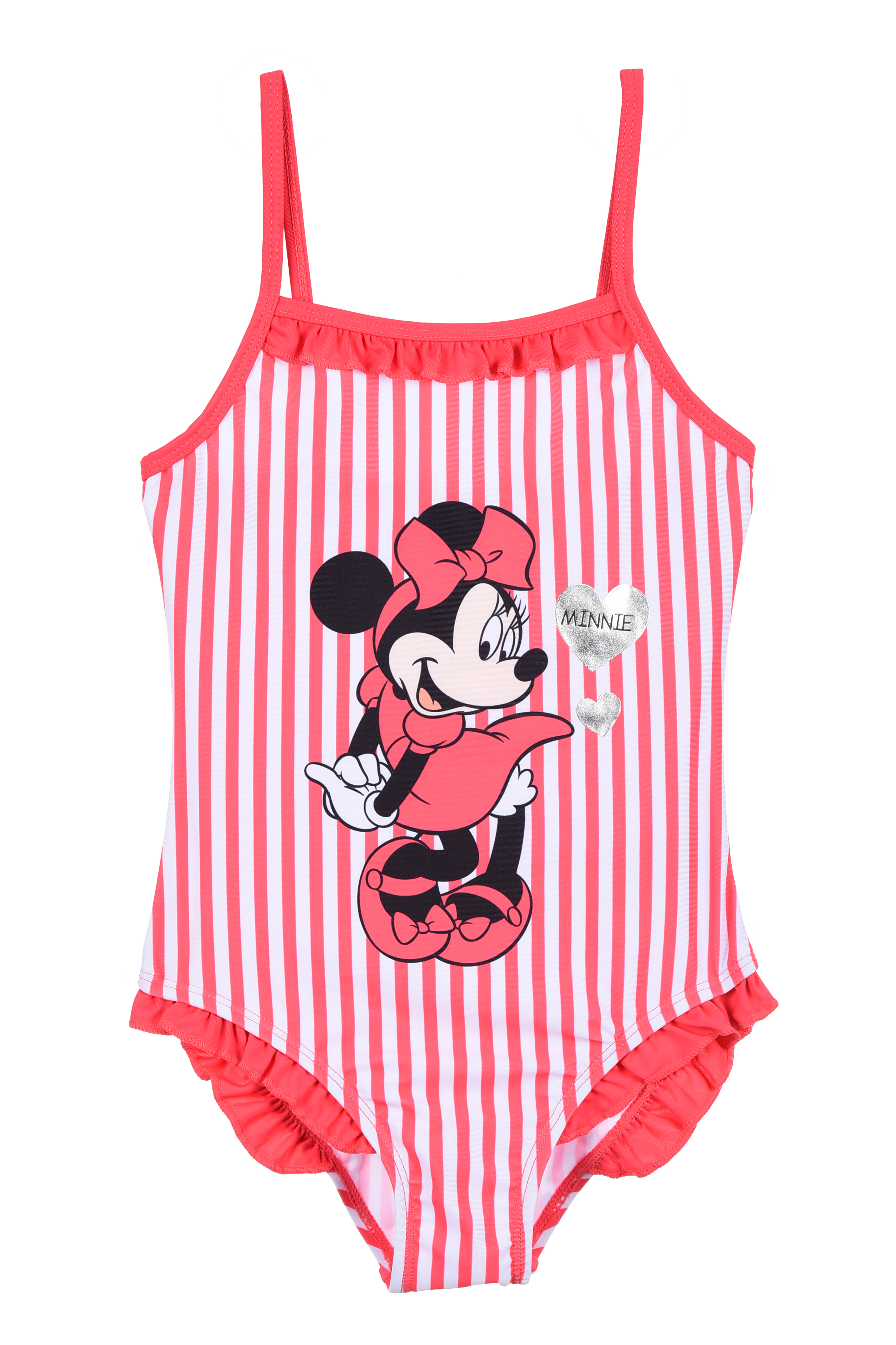 Costume Mare Minnie Mouse DISNEY Intero 1 Pezzo Bambina Piscina - Ye18084rosso