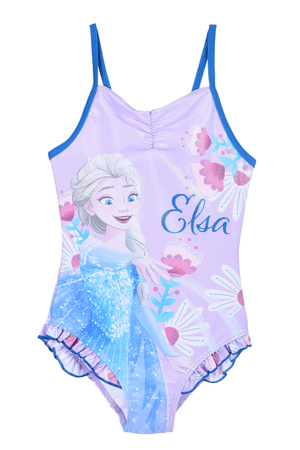 Costume Mare Frozen DISNEY Elsa Intero 1 Pezzo Bambina Piscina- Ye18039lilla