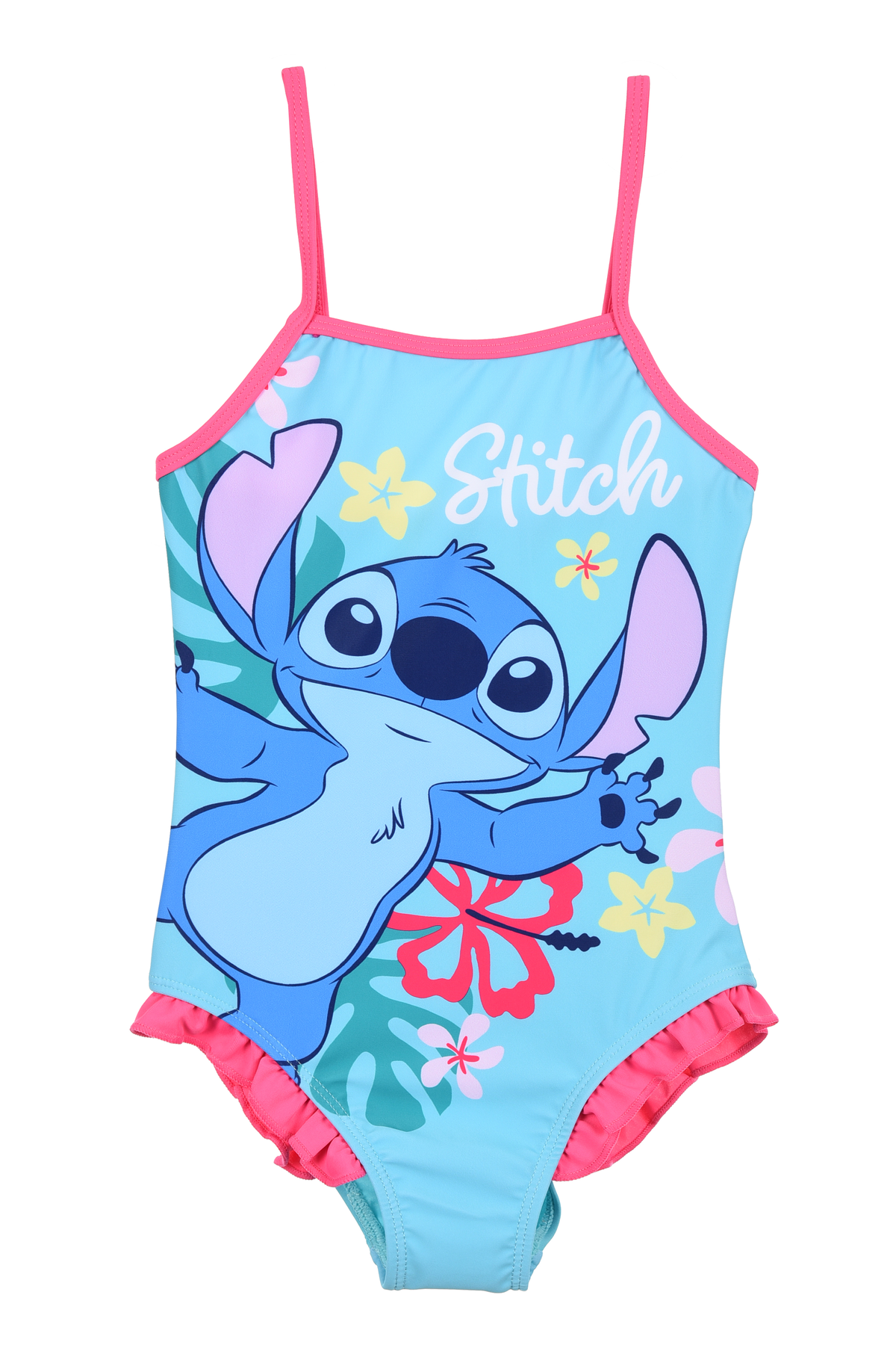 Costume Mare Stitch DISNEY Intero 1 Pezzo Bambina Piscina- Ye18180turchese