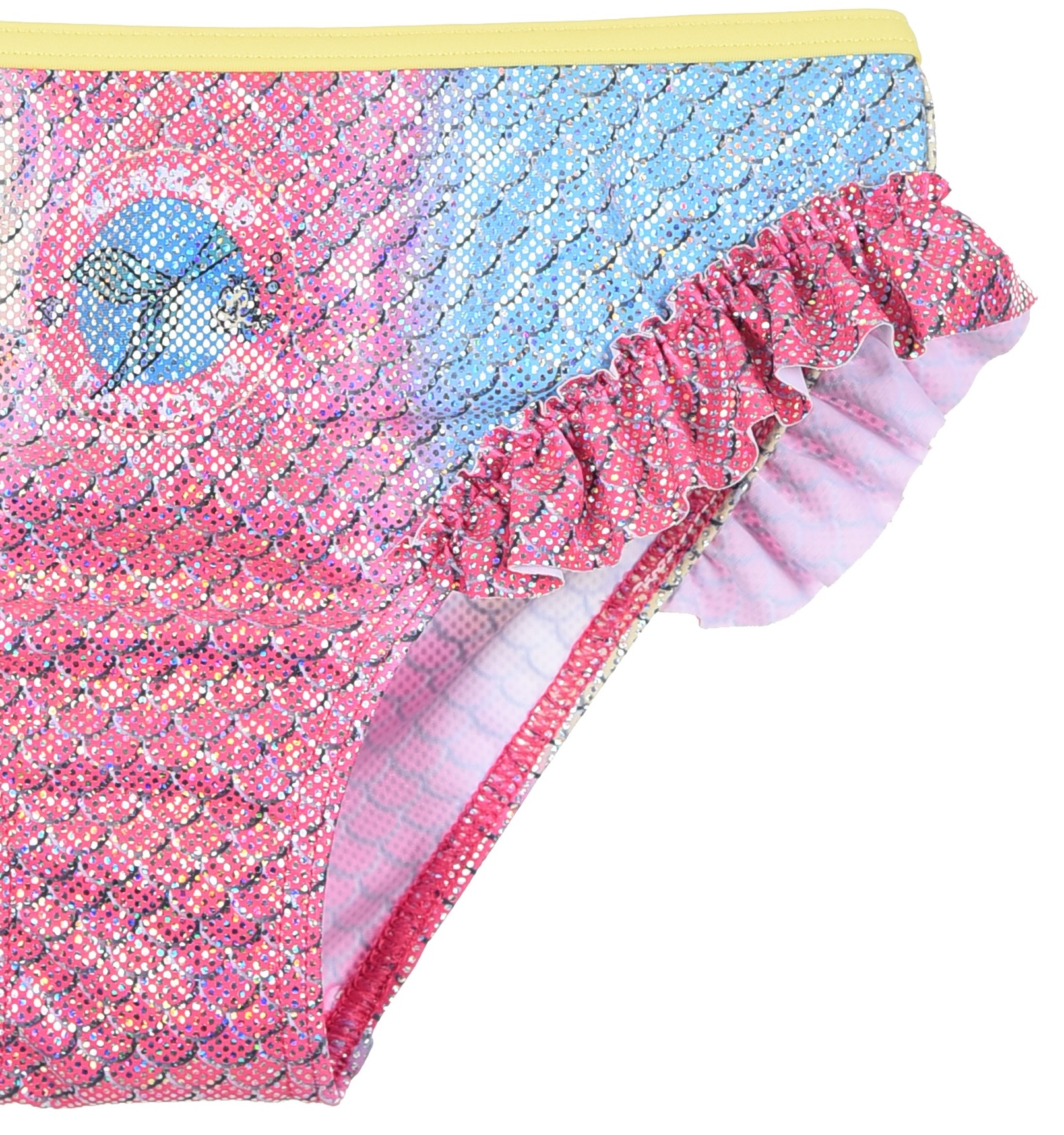 Costume Mare la Sirenetta Ariel DISNEY Bikini 2 Pezzi Top e Slip Bambina - Ye18010giallo