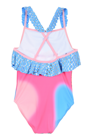 Costume Mare la Sirenetta Ariel DISNEY Intero 1 Pezzo Bambina Piscina - Ye18210azzurro