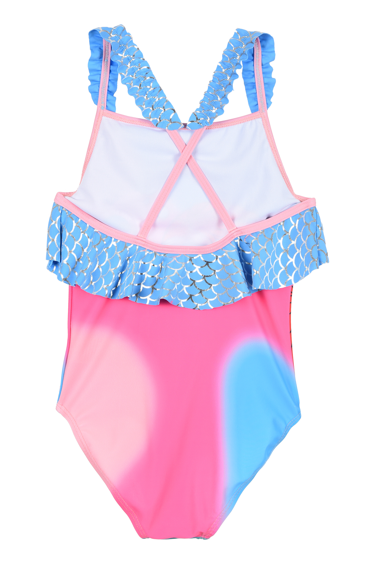 Costume Mare la Sirenetta Ariel DISNEY Intero 1 Pezzo Bambina Piscina - Ye18210azzurro