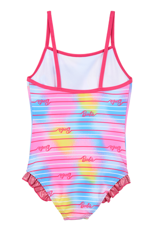 Costume Mare Barbie Mattel Intero 1 Pezzo Bambina Piscina - Ye18206fucsia