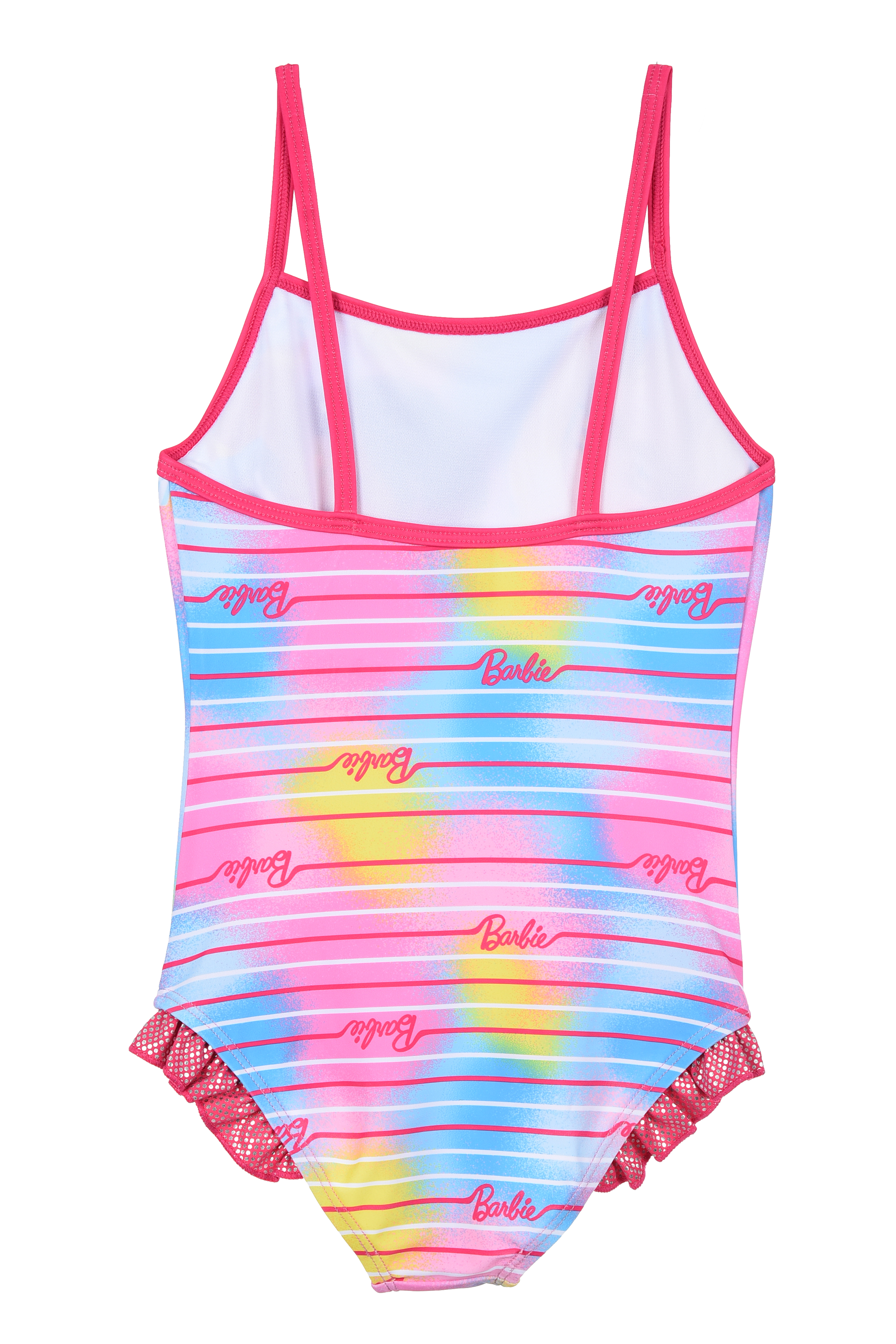 Costume Mare Barbie Mattel Intero 1 Pezzo Bambina Piscina - Ye18206fucsia