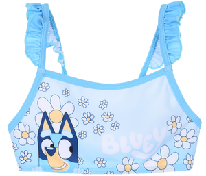 Costume da Bagno Bluey Bikini 2 Pezzi Top e Slip Bambina Piscina Mare- Ye18004.grs/celeste