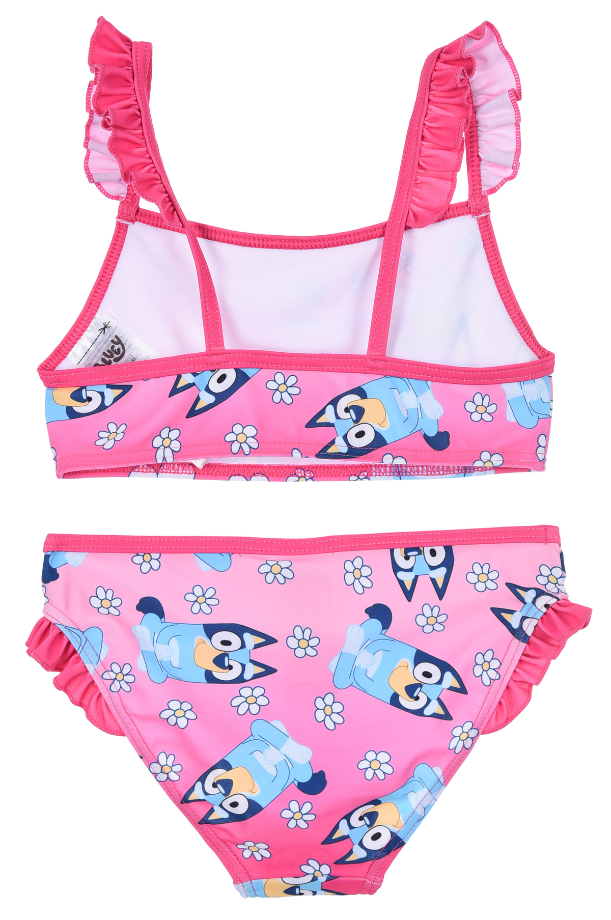 Costume da Bagno Bluey Bikini 2 Pezzi Top e Slip Bambina Piscina Mare- Ye18004.grs/fucsia