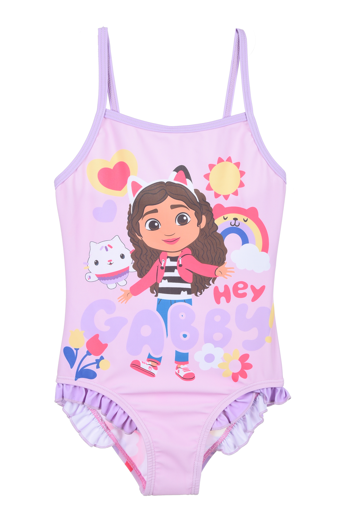 Costume Mare Gabby's Dollhouse Intero 1 Pezzo Bambina Piscina- Ye18051rosa