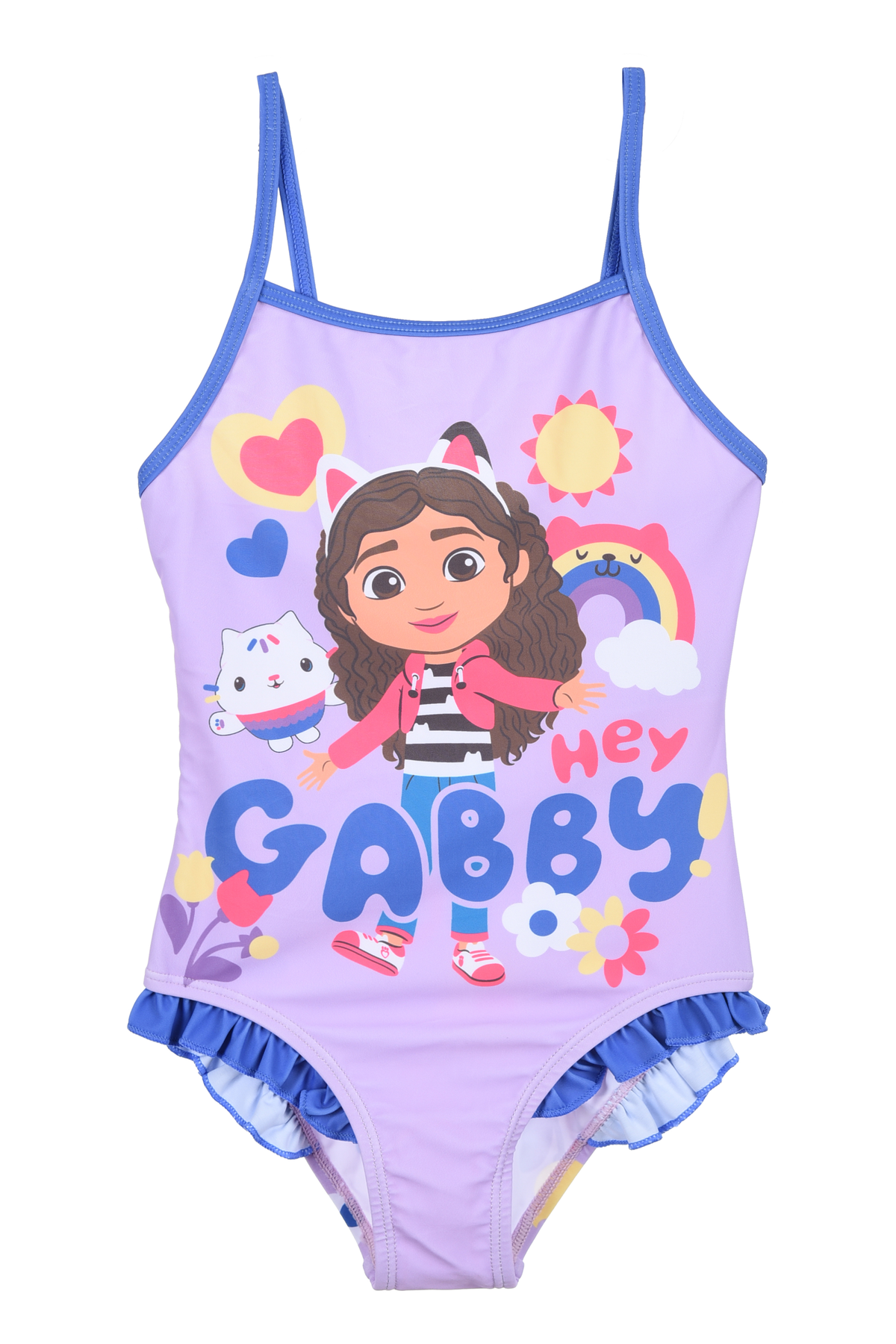 Costume Mare Gabby's Dollhouse Intero 1 Pezzo Bambina Piscina- Ye18051lilla