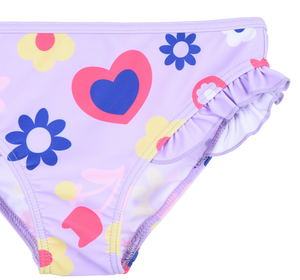 Costume Mare Gabby's Dollhouse Bikini 2 Pezzi Top e Slip Bambina Piscina - Ye18052lilla