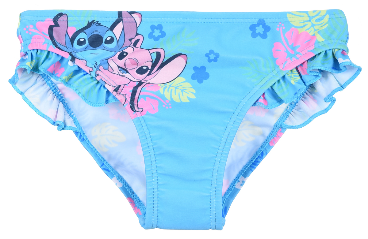 Costume Mare Stitch e Angel DISNEY Modello Slip Mutandina Bambina -Ye18211azzurro
