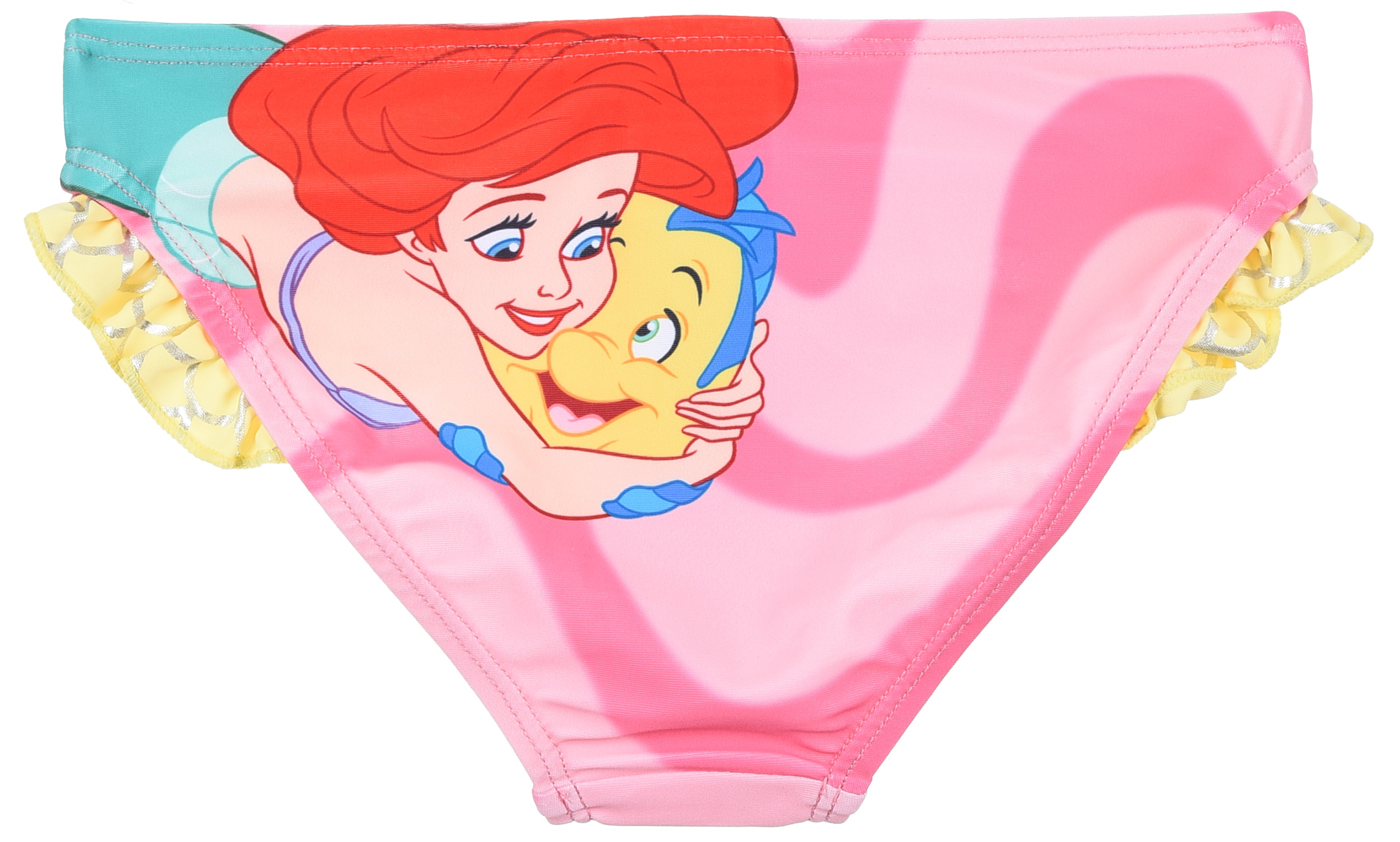 Costume Mare la Sirenetta Ariel DISNEY Modello Slip Mutandina Bambina -Ye18011rosa