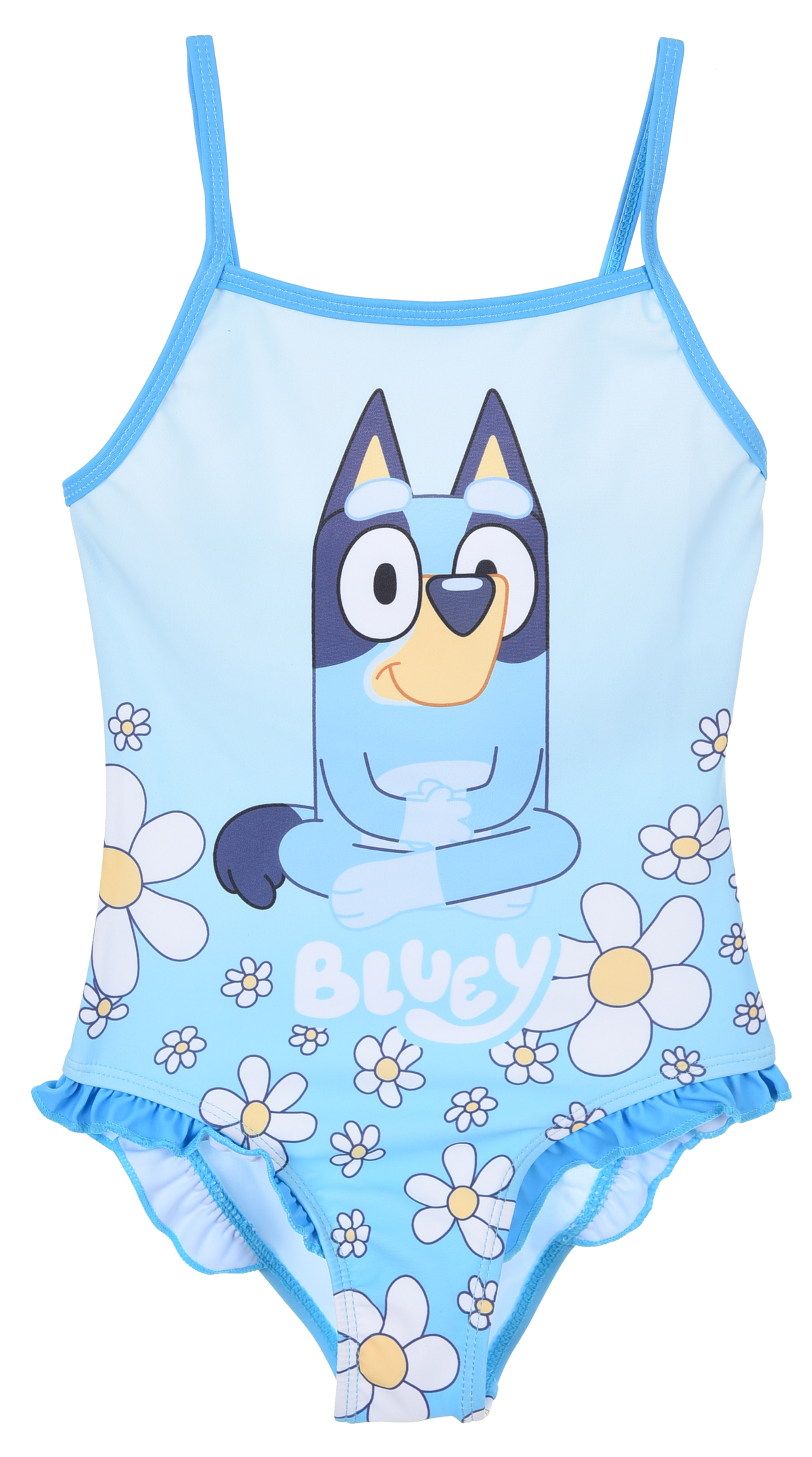 Costume da Bagno Bluey Intero 1 Pezzo Bambina Mare Piscina- Ye18003.grs/celeste