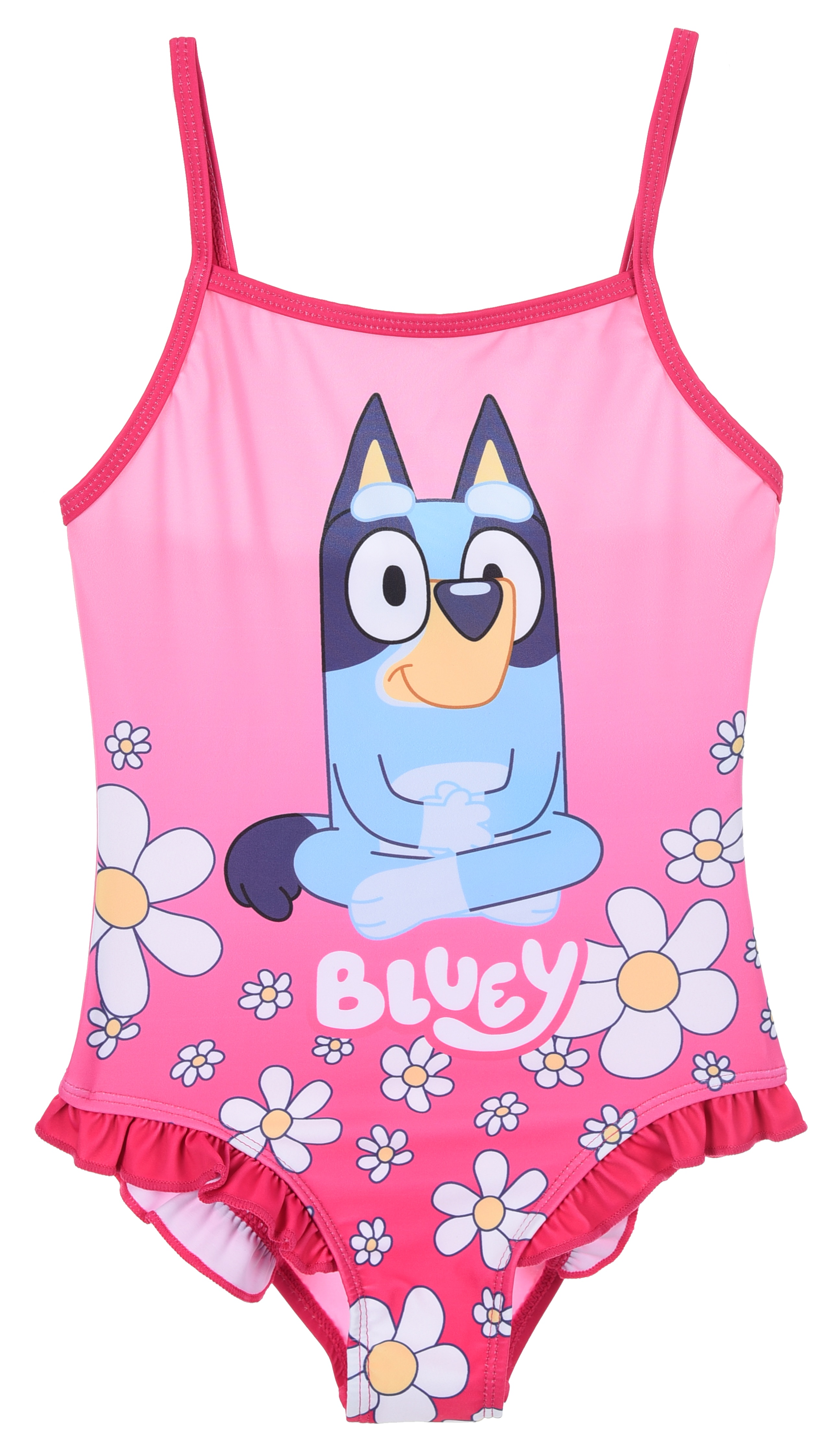 Costume da Bagno Bluey Intero 1 Pezzo Bambina Mare Piscina- Ye18003.grs/fucsia