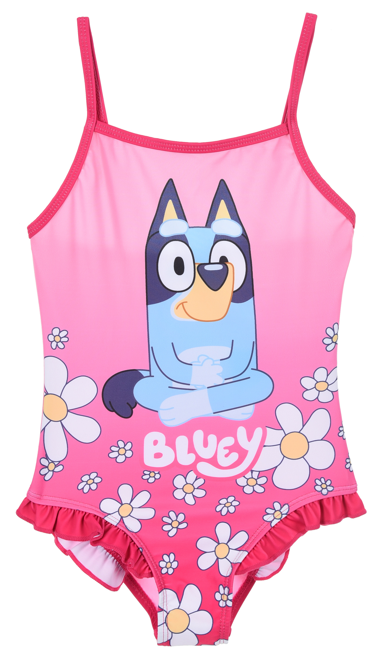 Costume da Bagno Bluey Intero 1 Pezzo Bambina Mare Piscina- Ye18003.grs/fucsia