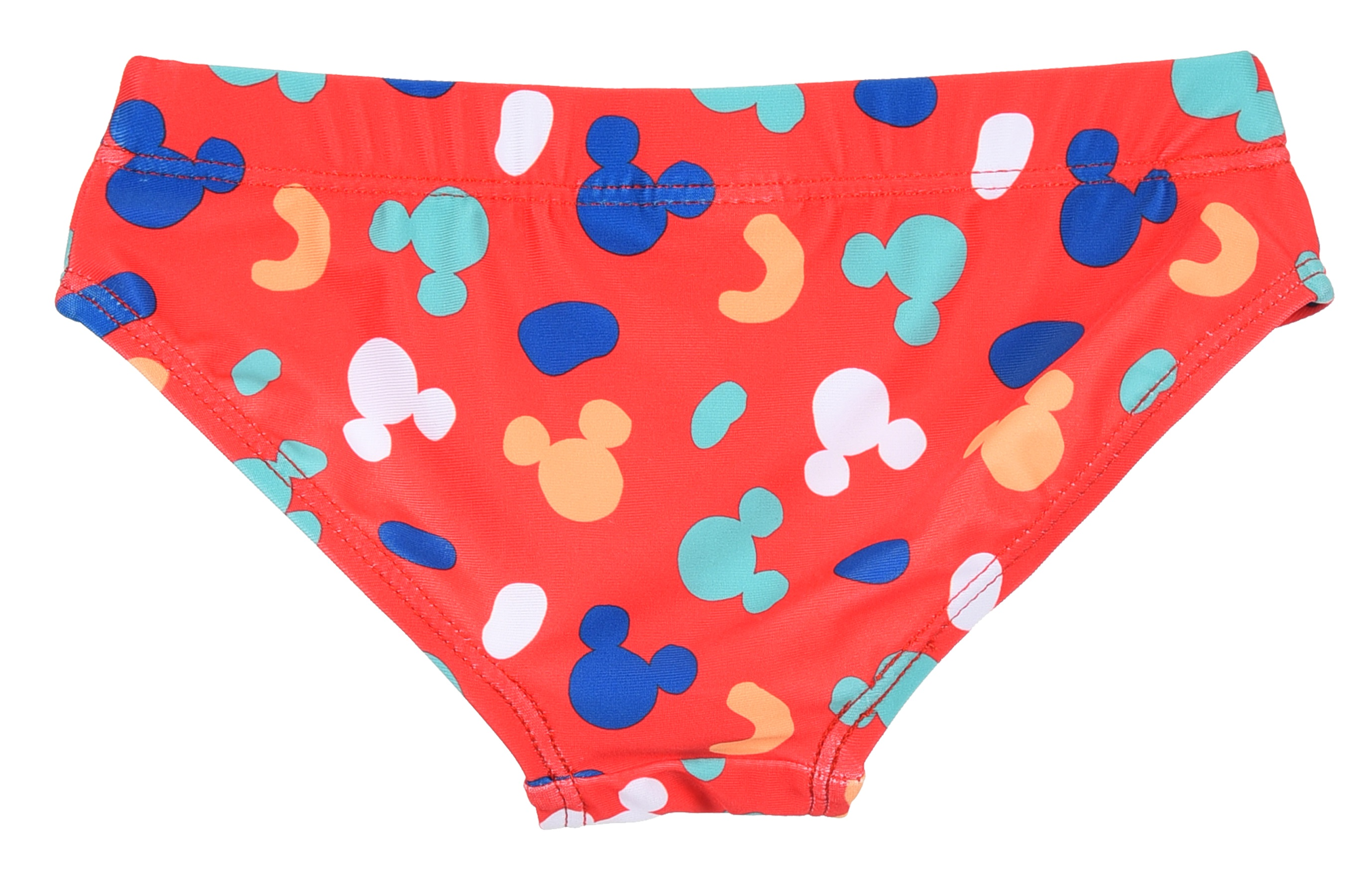 Costume Mare Topolino Mickey DISNEY Modello Slip Mutandina Piscina -Ye05001rosso