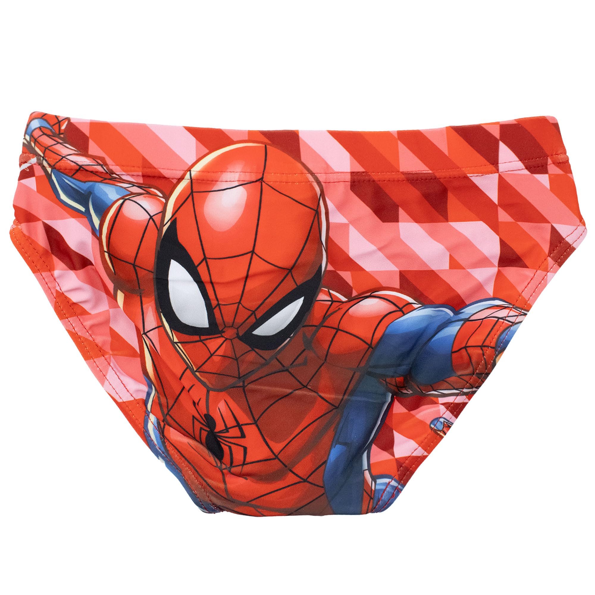 Costume Mare Spiderman MARVEL Modello Slip Mutandina Piscina -Ye18133rosso