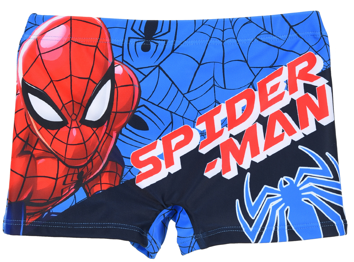 Costume Mare Spiderman MARVEL Modello Parigamba Elasticizzato Piscina -Ye18122blu