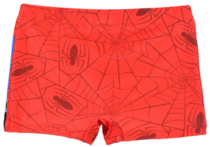 Costume Mare Spiderman MARVEL Modello Parigamba Elasticizzato Piscina -Ye18122rosso
