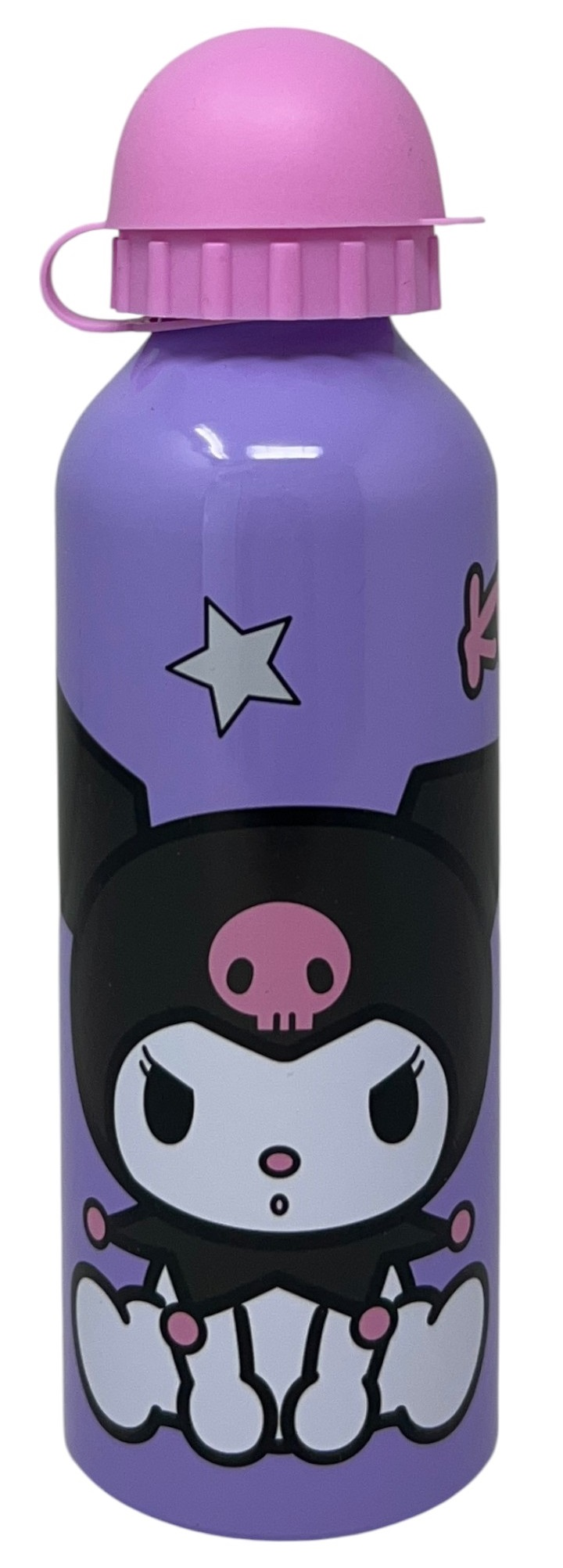 Borraccia in Alluminio Kuromi con Beccuccio e Coperchio 500 Ml - Ku00007/r