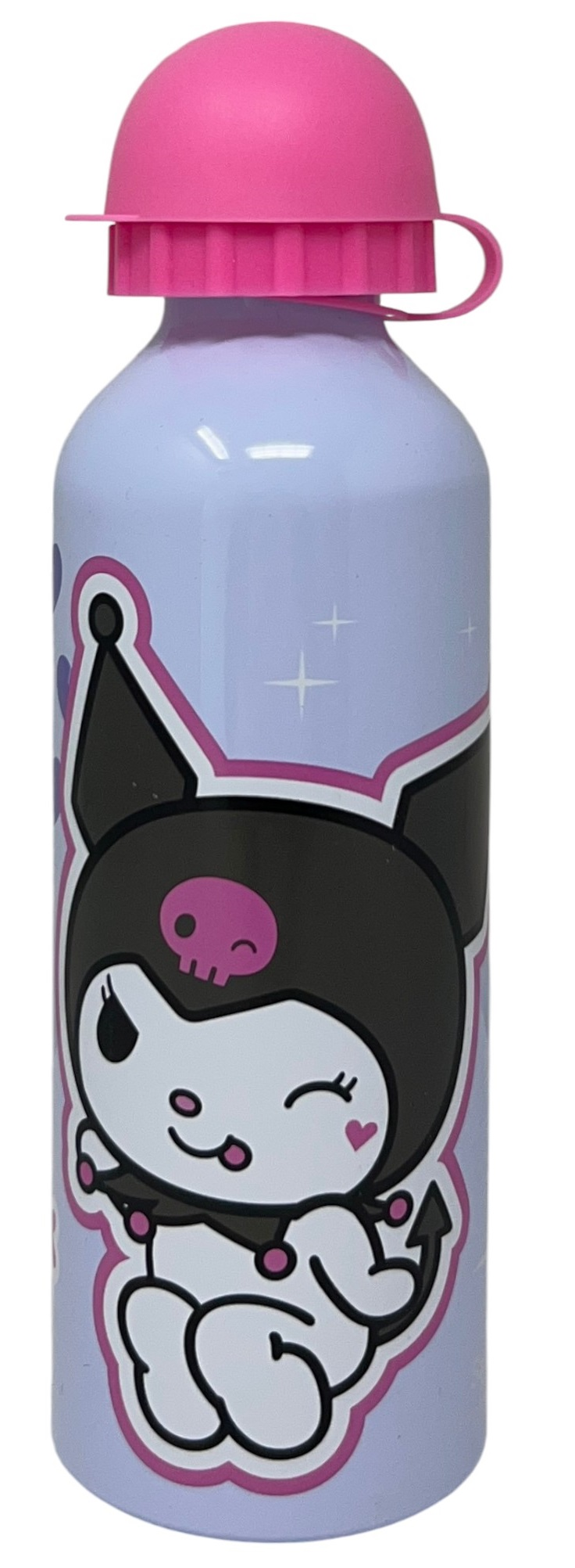 Borraccia in Alluminio Kuromi con Beccuccio e Coperchio 500 Ml - Ku00007/f