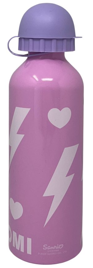 Borraccia in Alluminio Kuromi con Beccuccio e Coperchio 500 Ml - Ku00007/l