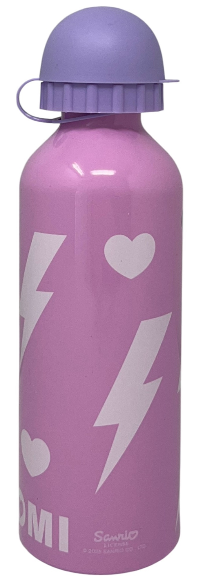 Borraccia in Alluminio Kuromi con Beccuccio e Coperchio 500 Ml - Ku00007/l