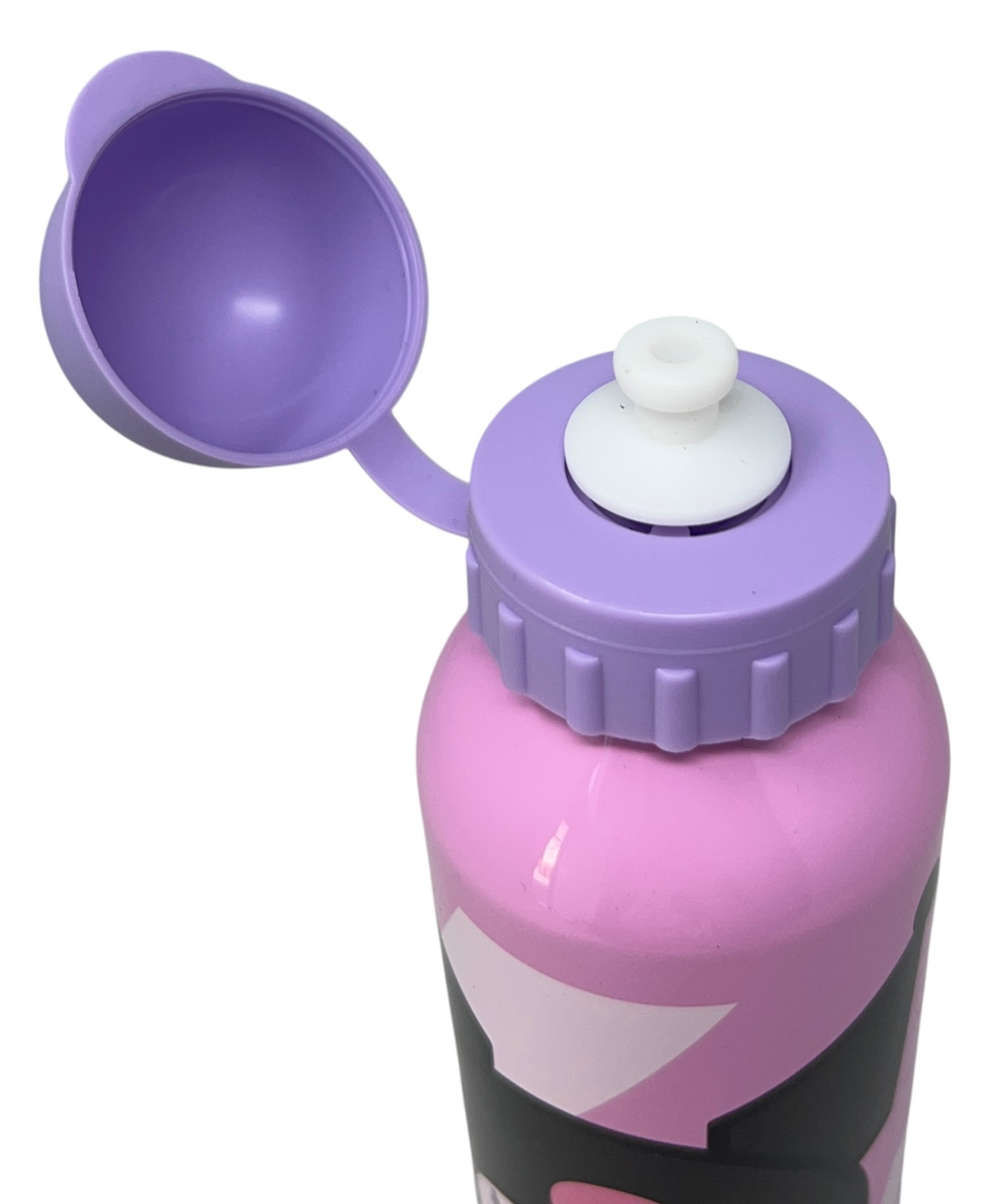 Borraccia in Alluminio Kuromi con Beccuccio e Coperchio 500 Ml - Ku00007/l