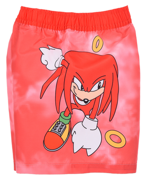Costume Mare Sonic Modello Pantaloncini Bermuda Elasticizzato con Retina - Ye18117rosso