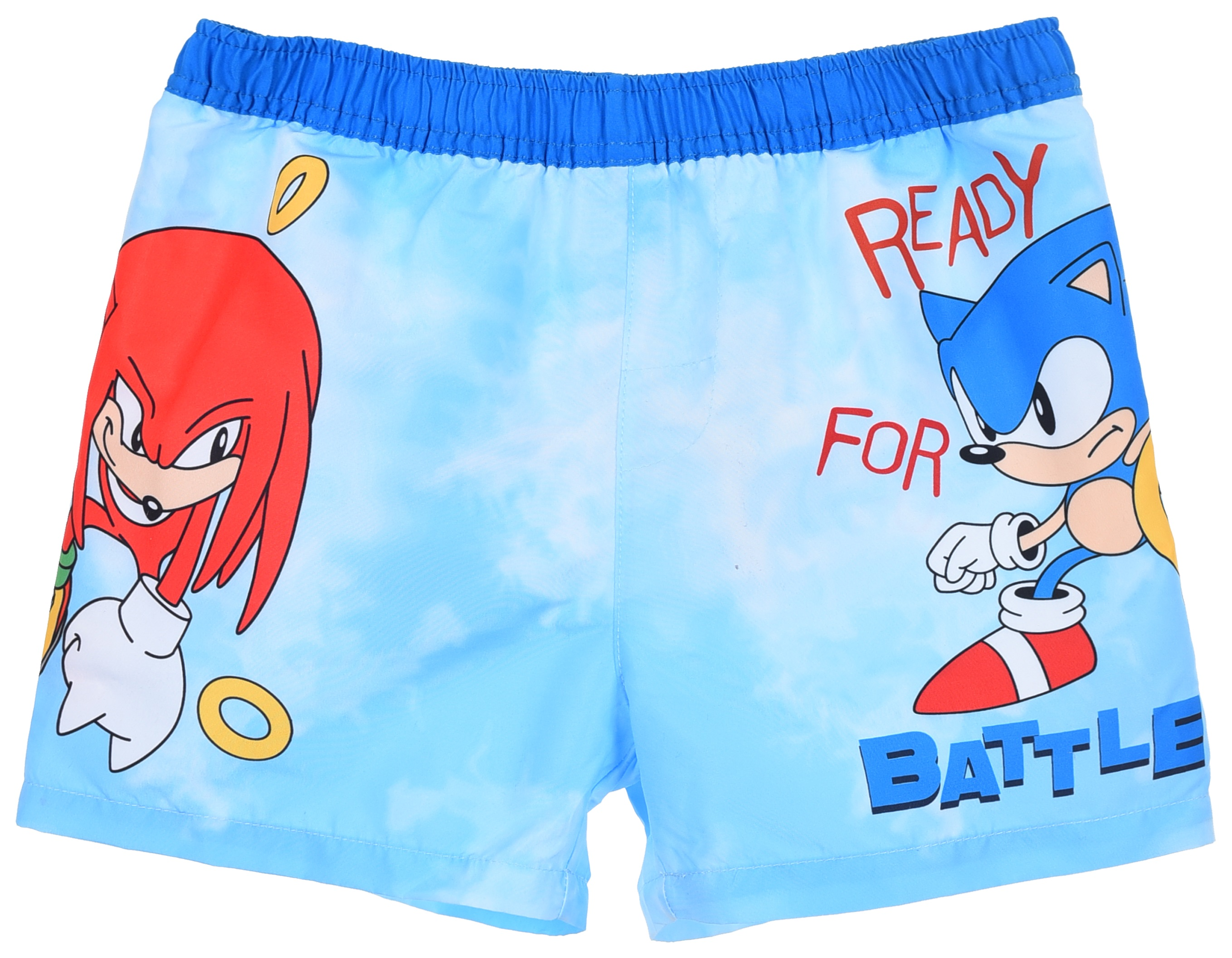 Costume Mare Sonic Modello Pantaloncini Bermuda Elasticizzato con Retina - Ye18117celeste