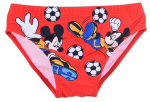 Costume Mare Topolino DISNEY Modello Slip Mutandina Elasticizzato Piscina - Ye18076rosso