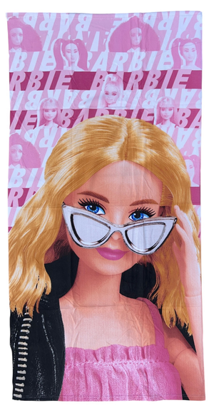 Telo Mare Barbie Asciugamano per Bambini in Microfibra CM 140x70 - Bar36-5036