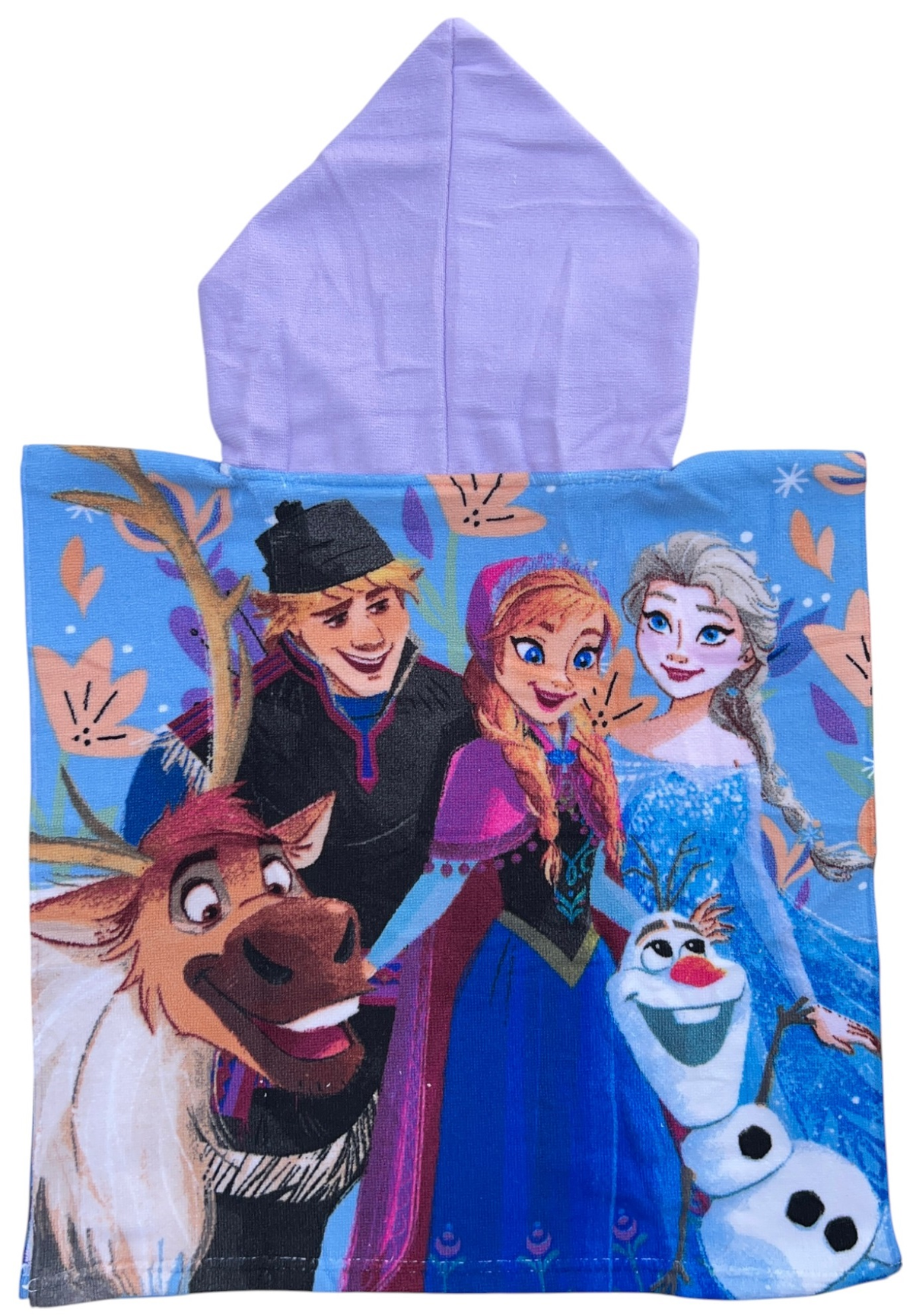 Poncho Mare Frozen DISNEY 100 X 50 CM Accappatoio per Bambini 100% Pl - Fro36-5076