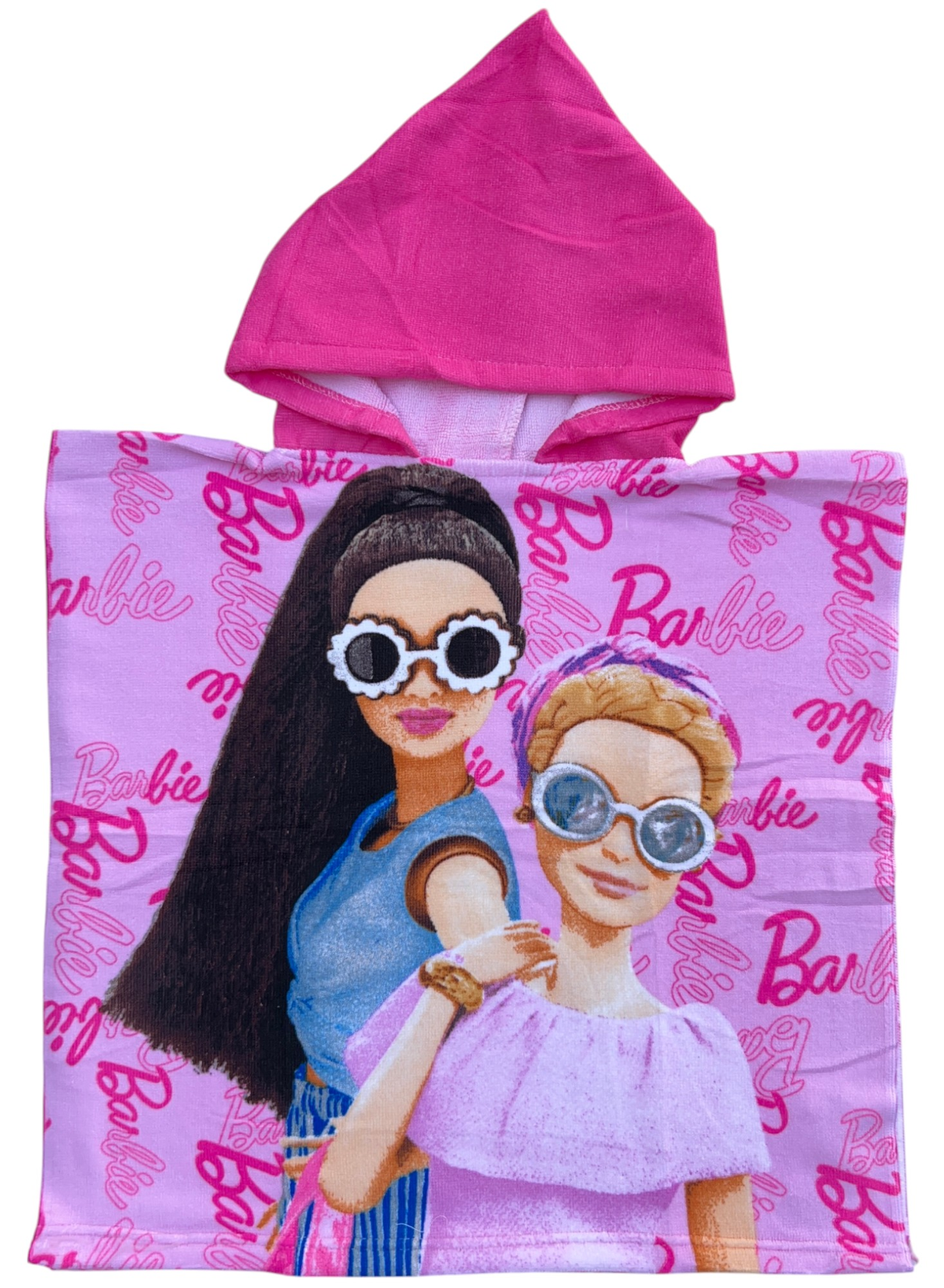 Poncho Mare Barbie 100 X 50 CM Accappatoio per Bambini 100% Pl - Bar36-5186