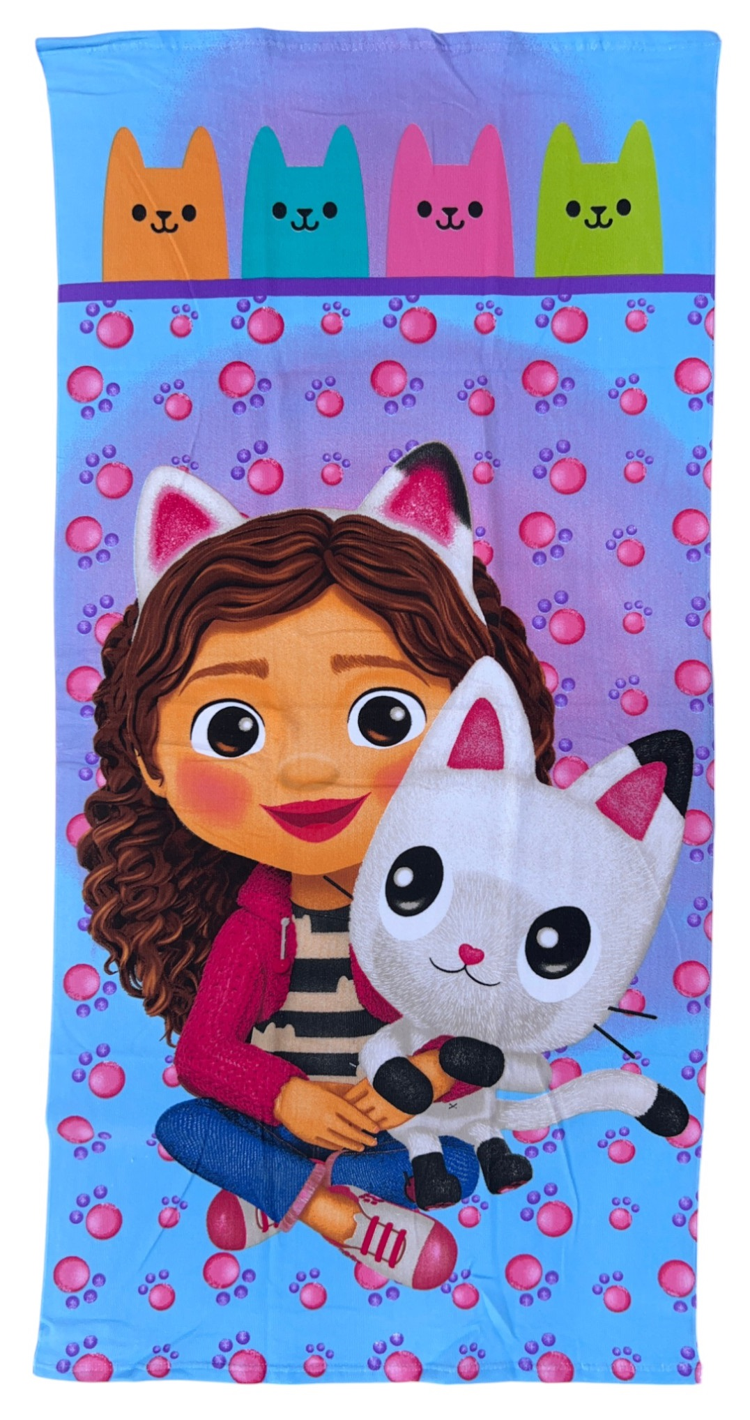Telo Mare Gabby's Dollhouse Asciugamano per Bambini in Microfibra CM 140x70 - Gab36-5031