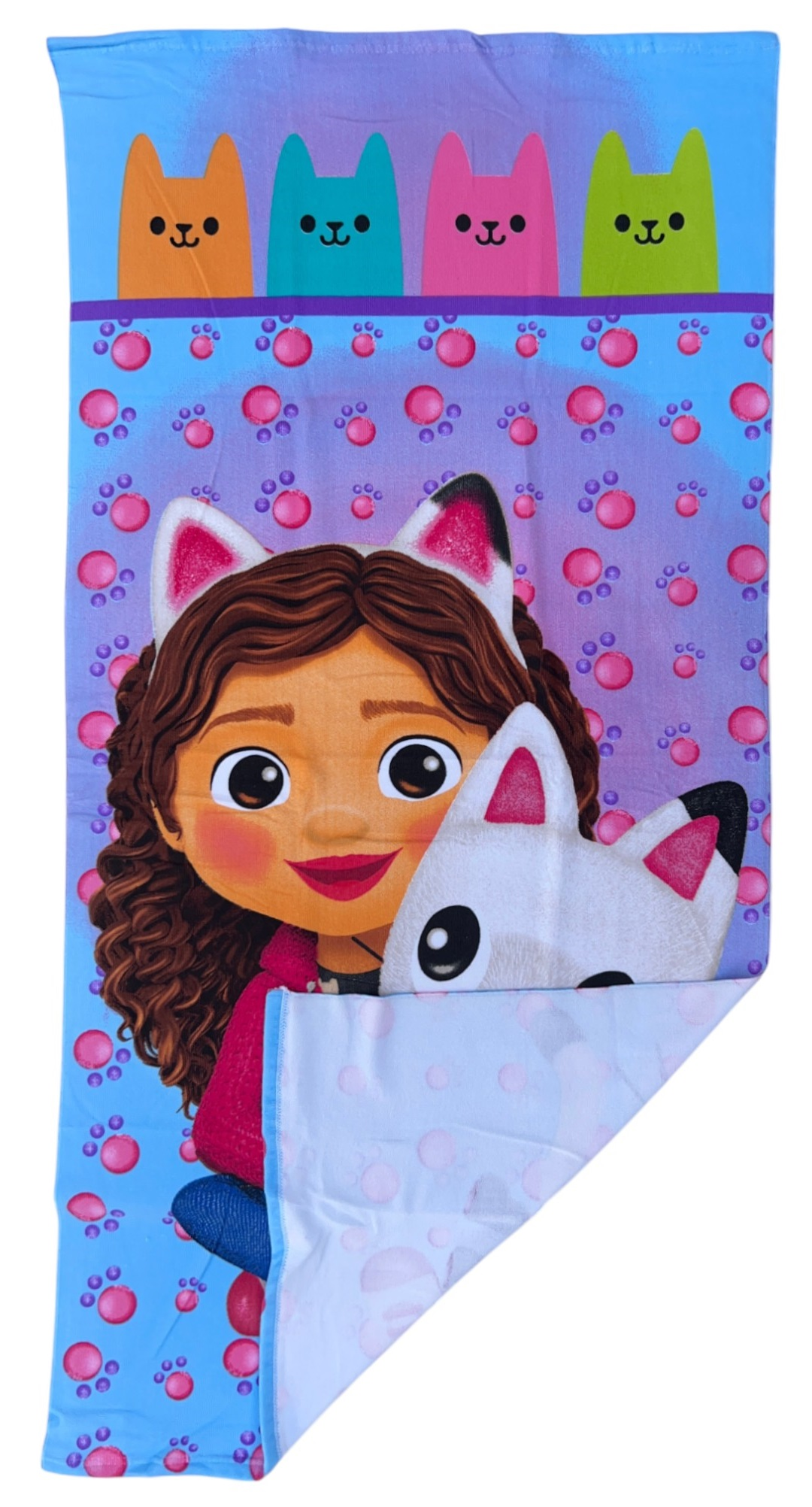 Telo Mare Gabby's Dollhouse Asciugamano per Bambini in Microfibra CM 140x70 - Gab36-5031