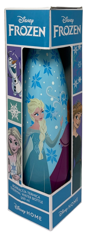 Borraccia Termica Frozen Ii DISNEY in Acciaio Inox Bottiglia con Tappo Svitabile 500 Ml - D11289te/c