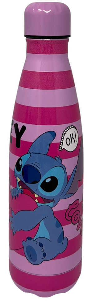 Borraccia Termica Stitch e Angel DISNEY in Acciaio Inox Bottiglia con Tappo Svitabile 500 Ml - D11291te/r