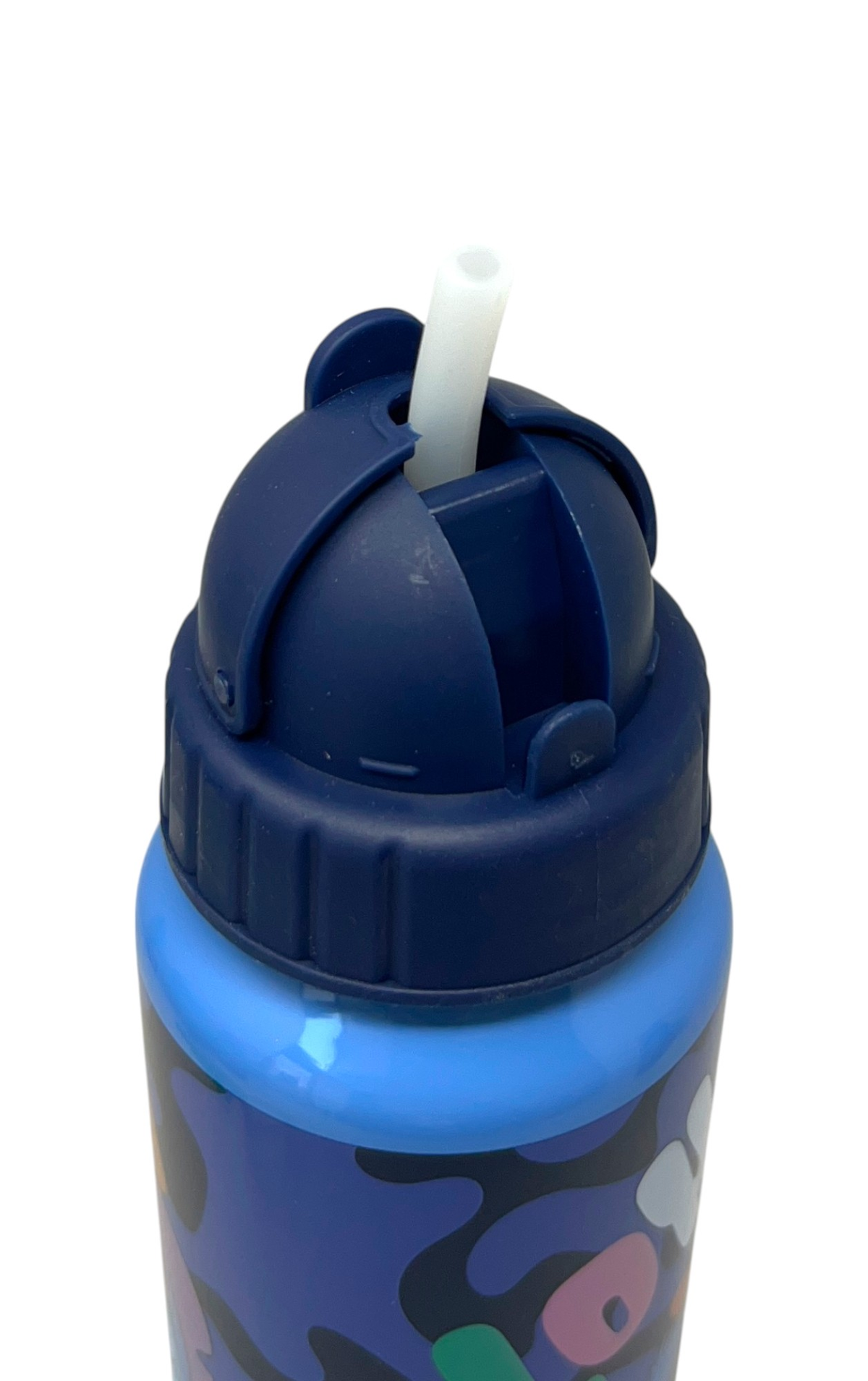 Borraccia in Alluminio con Cannuccia Stitch DISNEY Bottiglia per Bambini 550 Ml - D09507mc/b