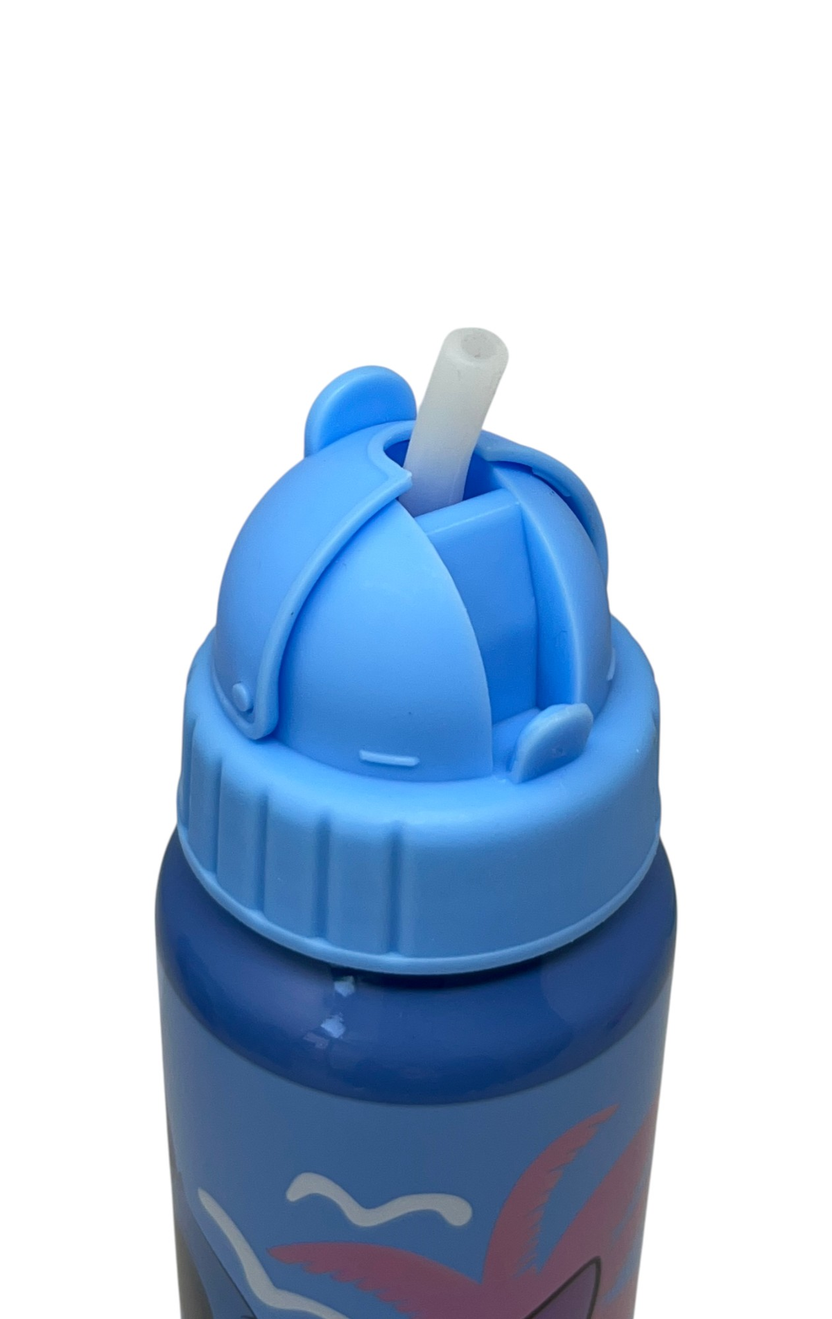 Borraccia in Alluminio con Cannuccia Stitch DISNEY Bottiglia per Bambini 550 Ml - D09507mc/c