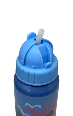 Borraccia in Alluminio con Cannuccia Stitch DISNEY Bottiglia per Bambini 550 Ml - D09507mc/c