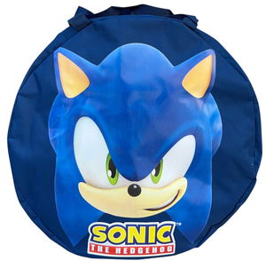 Borsa Portagiochi Sonic Rotonda con Manici e Chiusura a Zip 50x32 CM - Sn8948mc
