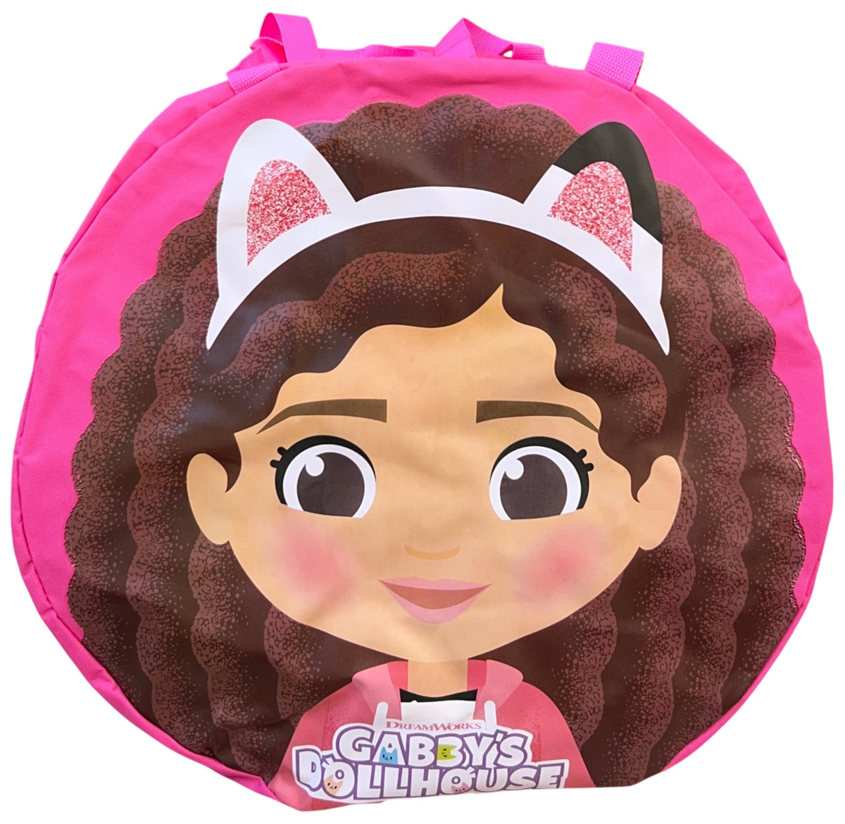 Borsa Portagiochi Gabby's Dollhouse Rotonda con Manici e Chiusura a Zip 50x32 CM - O08956mc