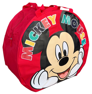 Borsa Portagiochi Topolino DISNEY Rotonda con Manici e Chiusura a Zip 50x32 CM - D08939mc